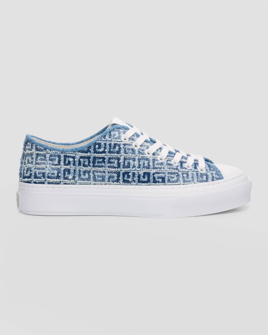 Givenchy City 4G Monogram Low-Top Sneakers | Neiman Marcus