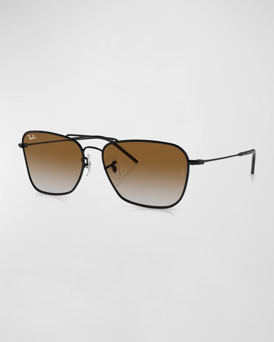 Ray-Ban Reverse Gradient Metal Aviator Sunglasses | Neiman Marcus