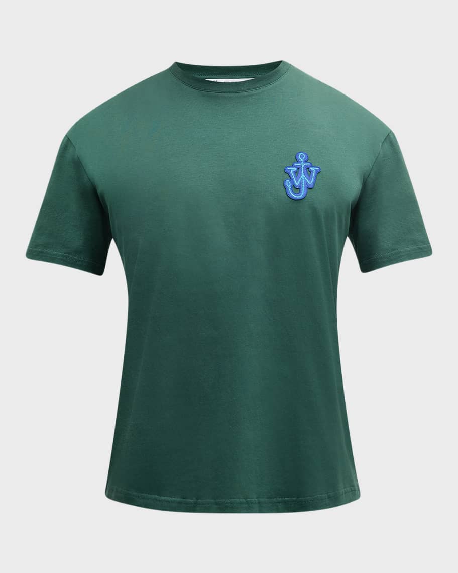 JW Anderson Men's Anchor Patch T-Shirt | Neiman Marcus