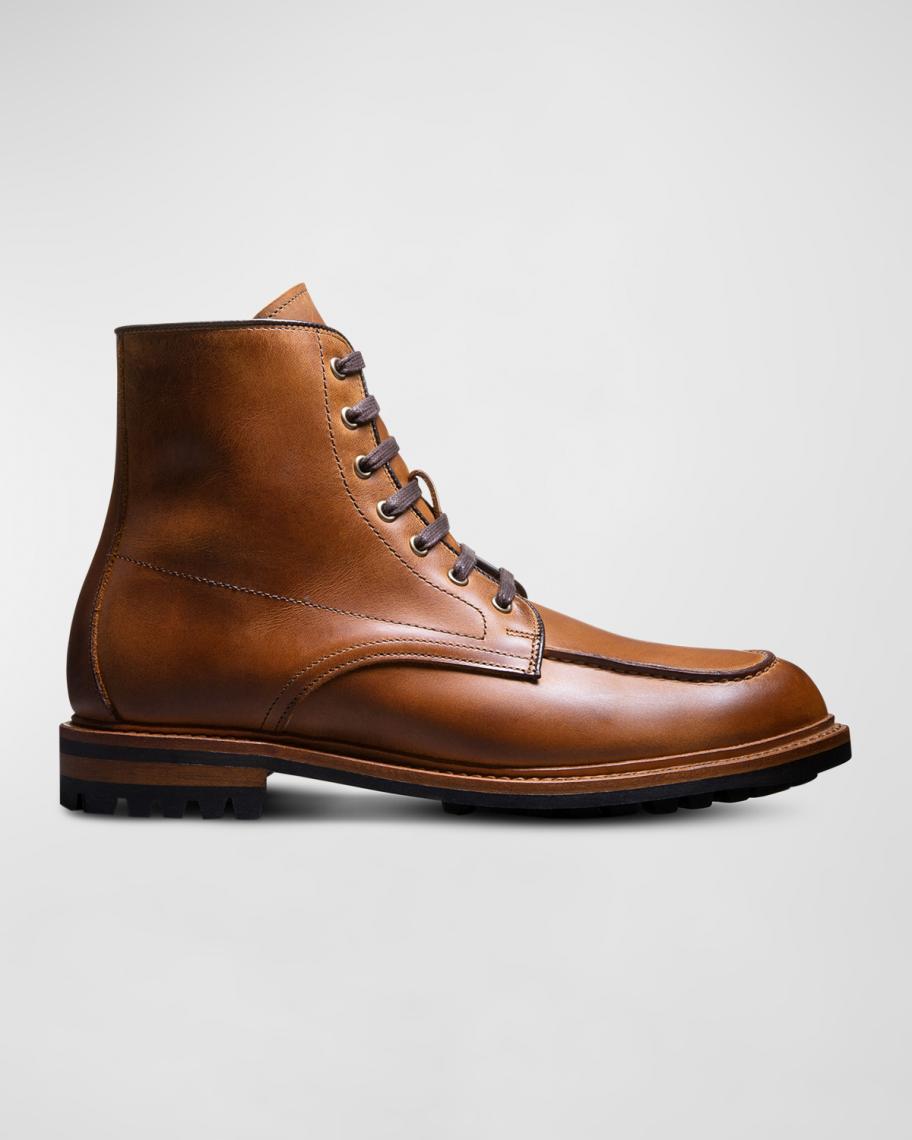 Allen Edmonds Carter Moc Toe Weatherproof Boot 8D Brown Suede Lace Up New $495 Allen Edmonds Carter Moc Toe Boots In Pecan - 60% Off  main image 3