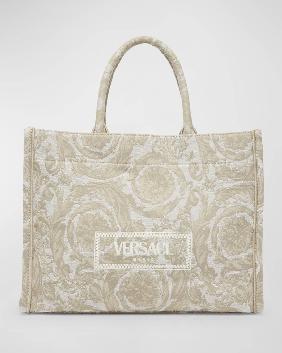 Versace Athena Large Jacquard Tote Bag | Neiman Marcus