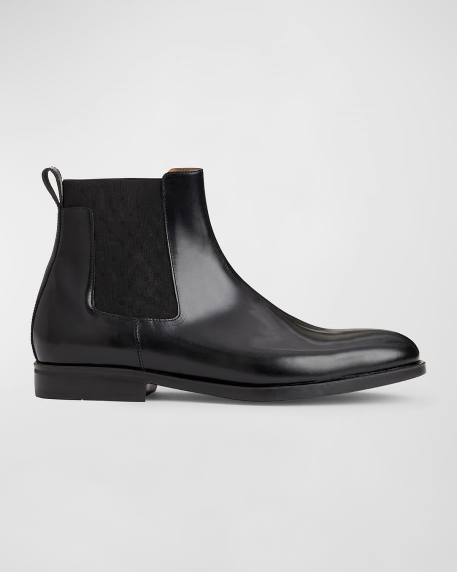 Bruno Magli Men's Byron Leather Chelsea Boots | Neiman Marcus