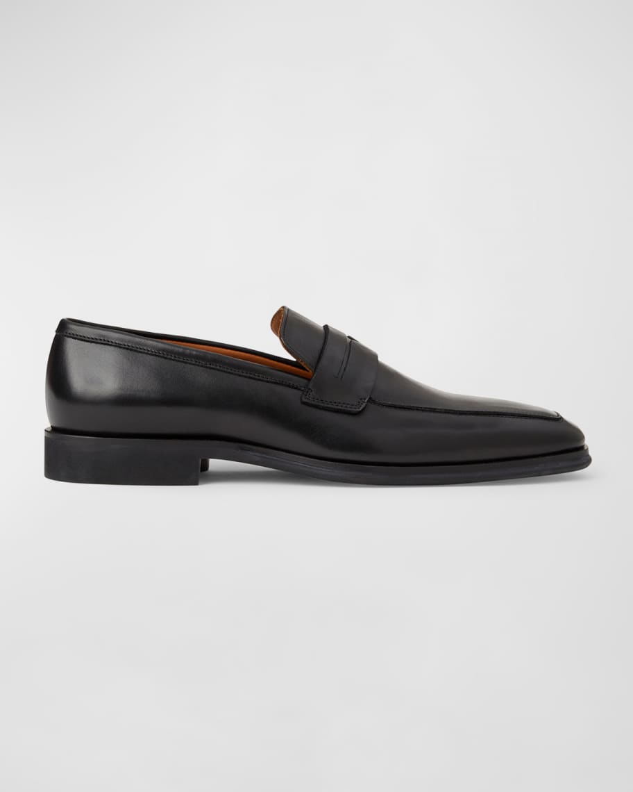 Bruno Magli Men's Raging Leather Penny Loafers | Neiman Marcus