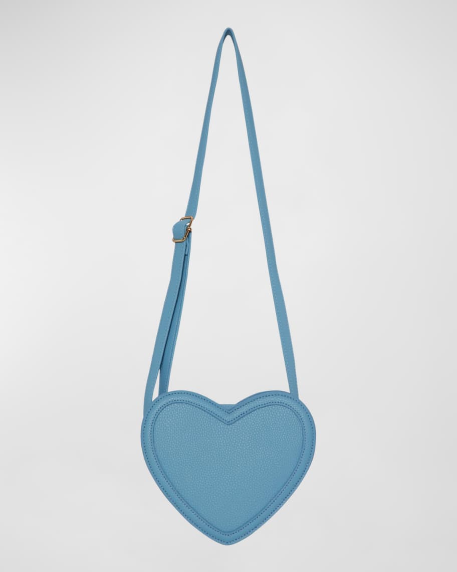 Image 1 of 3: Girl's Heart-Shaped Crossbody Bag