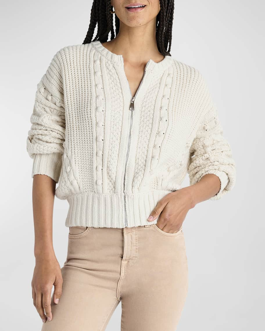 Lyr by Splendid Loopknit Cashmere-Blend Cardigan