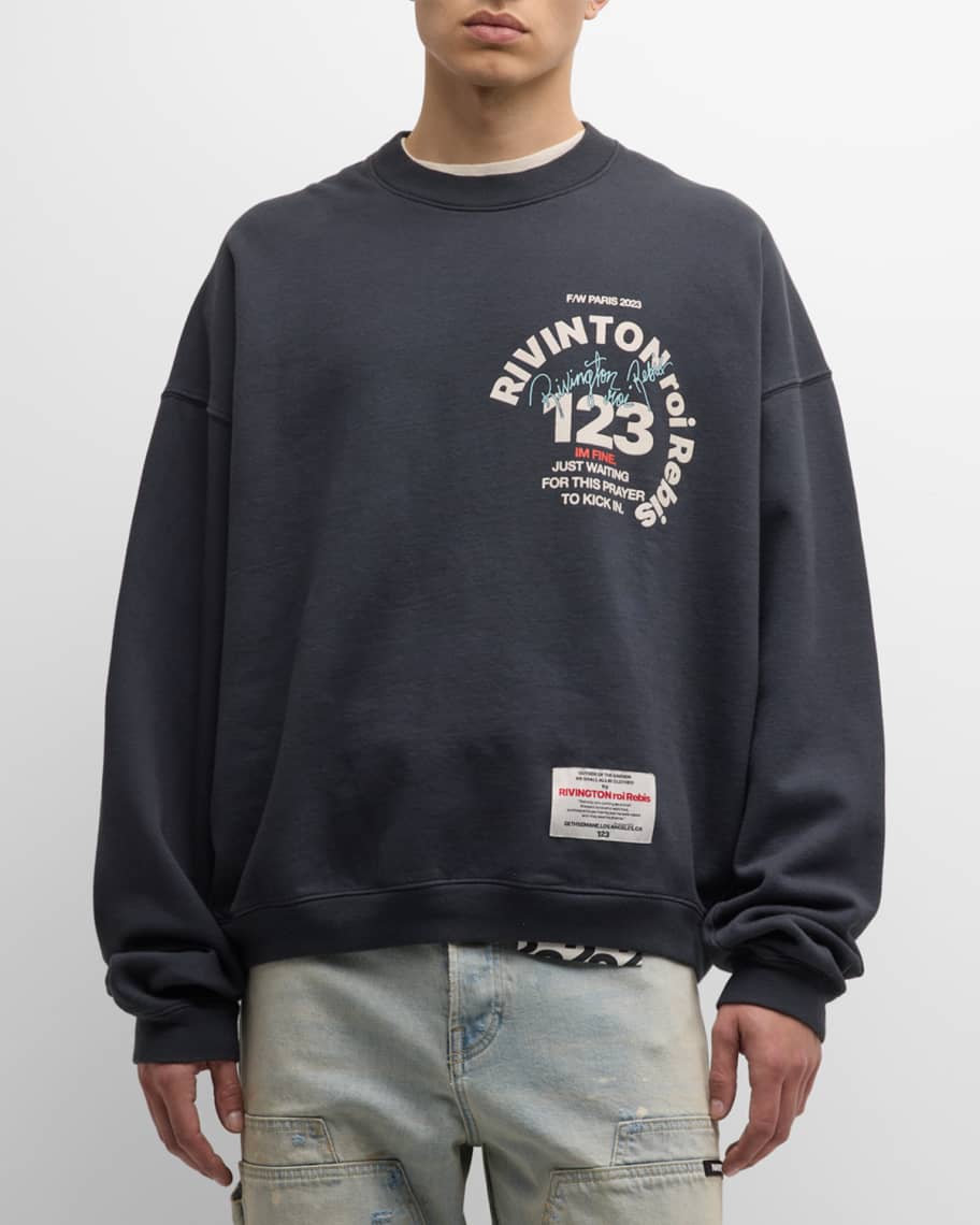 RIVINGTON roi Rebis CVA PARIS FW スウェットシャツ RIVINGTON roi Rebis Men's CVA Paris Crewneck Sweater