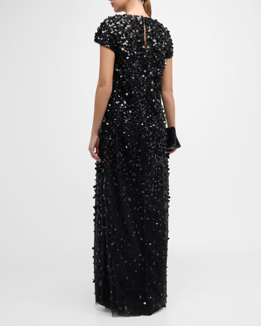 Image 3 of 6: Embellished Sequin Gown