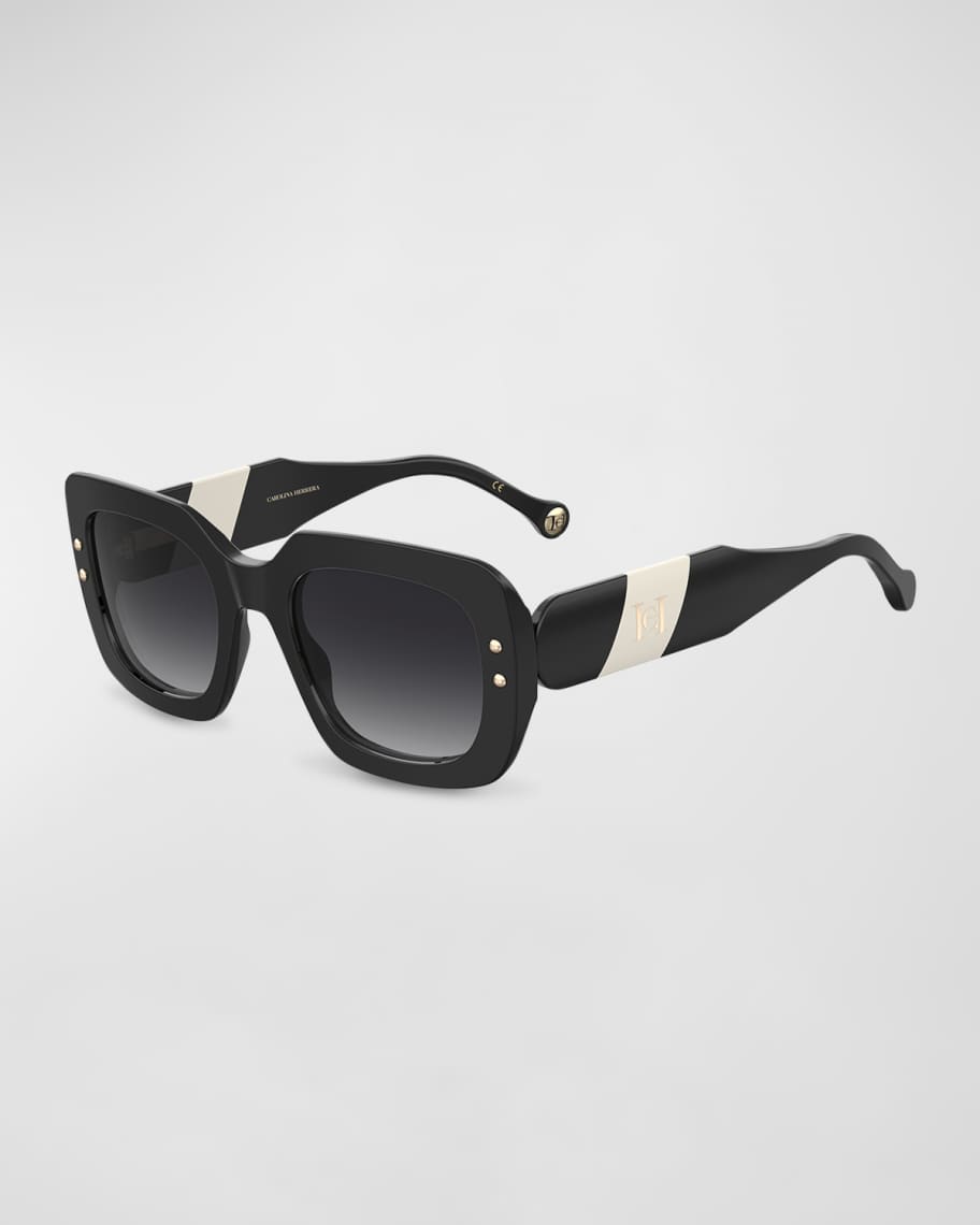 Carolina Herrera Brown Acetate Sunglasses main image 0