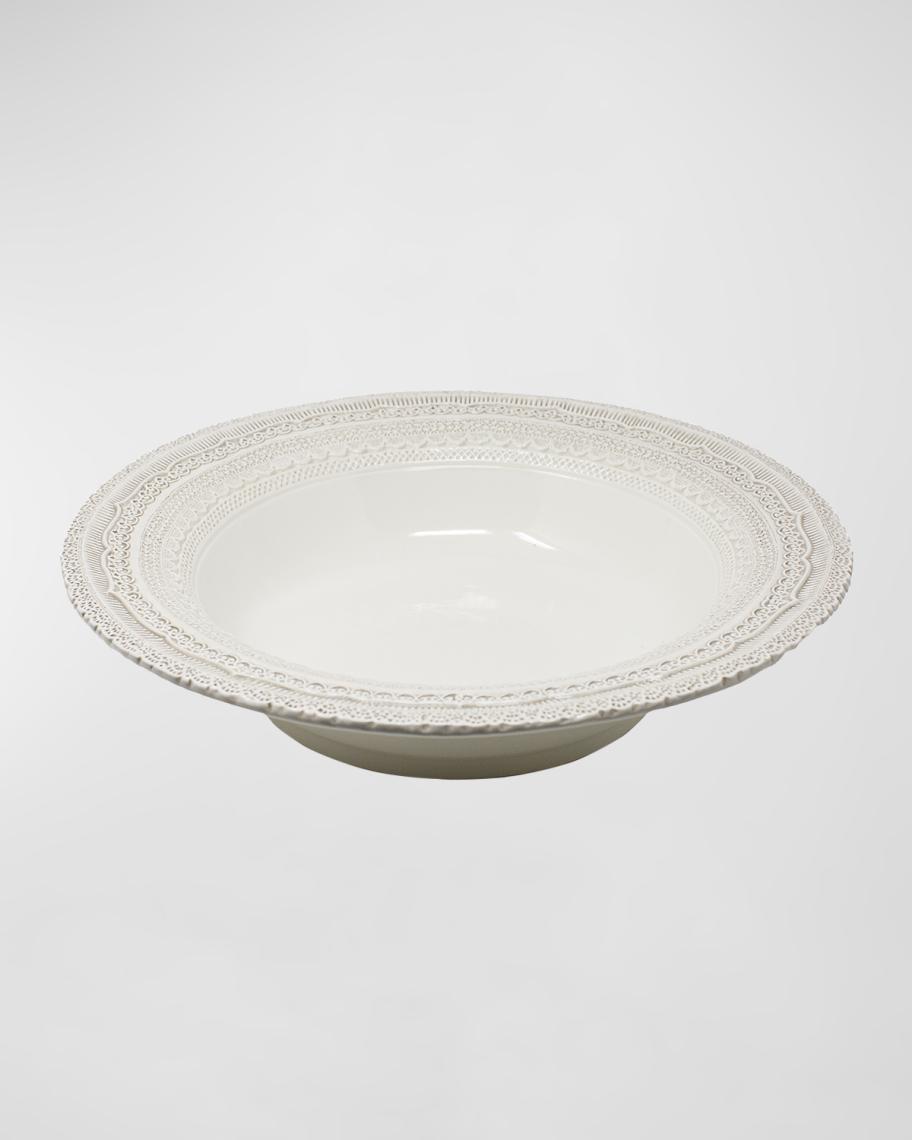 Arte Italica Finezza Cream Large Serving Bowl | Neiman Marcus