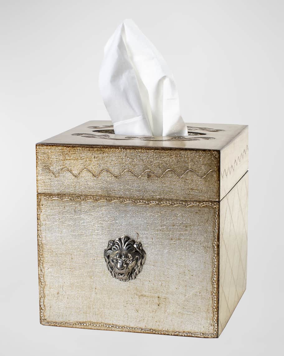 Florentino Baroque Wooden Tissue Box Cover - New