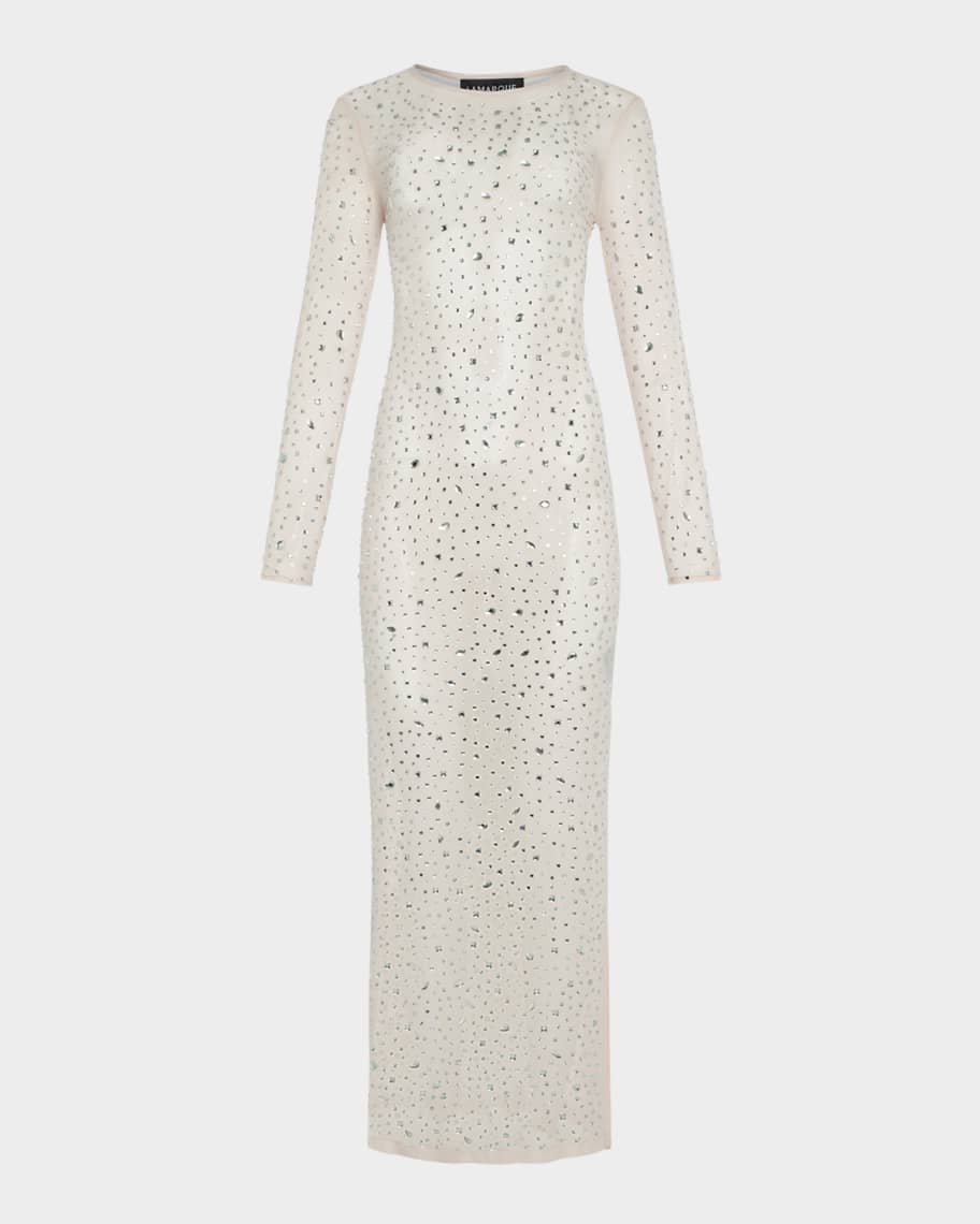Yves saint laurent cocktail dress in alternating silver and hotsell white sequin bands