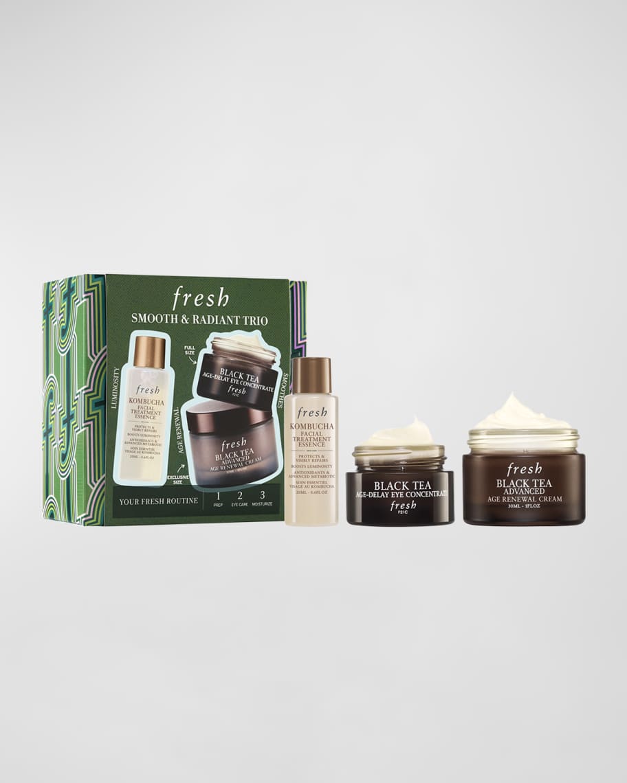 Image 1 of 4: Limited Edition Smooth & Radiant Trio Skincare Set ($141 Value)