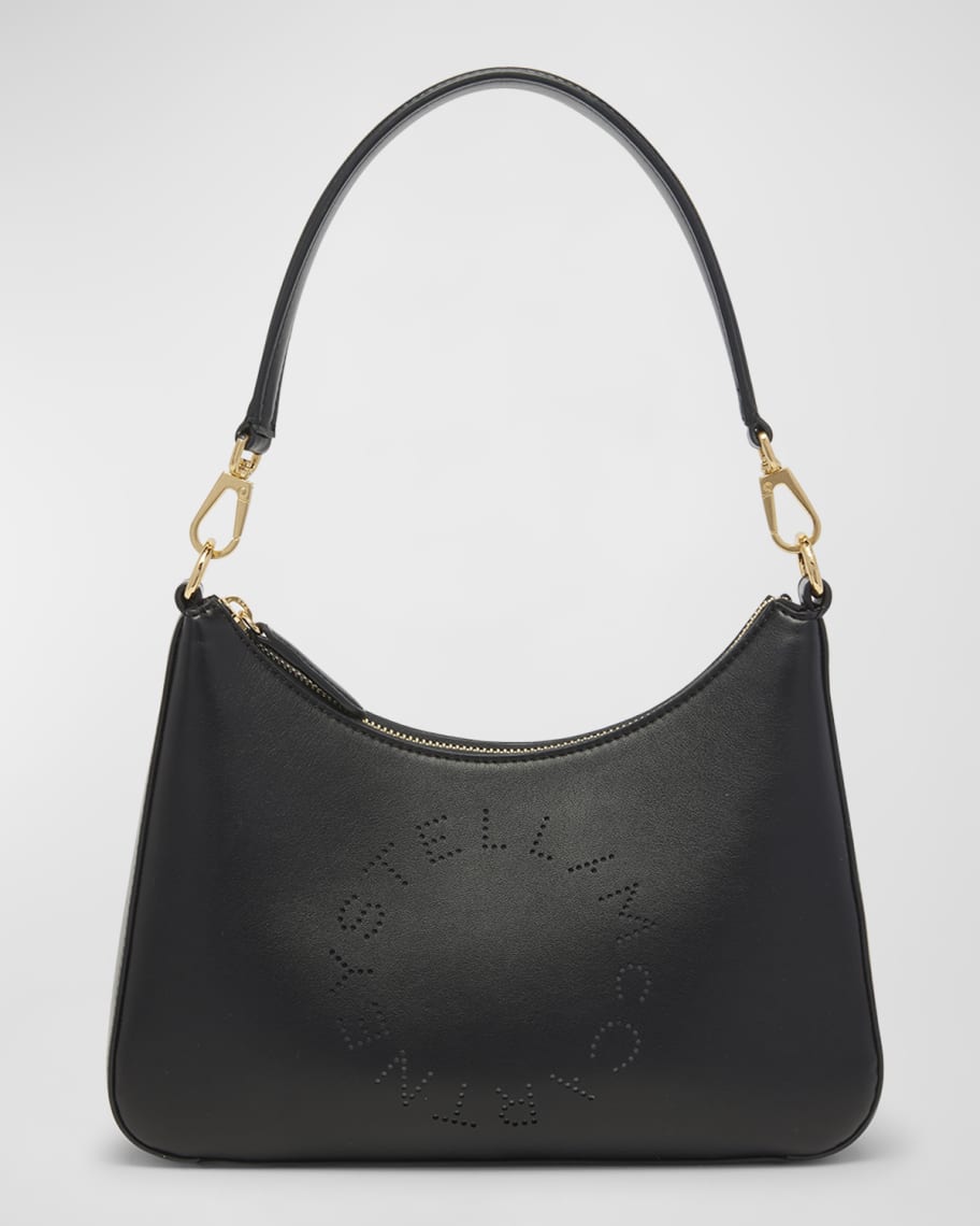 Frame Small Hobo Bag - Stella Mccartney - Black - Leather Vegan