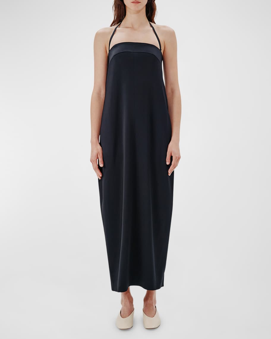 Another Tomorrow Convertible Cocoon Ankle-Length Dress | Neiman Marcus
