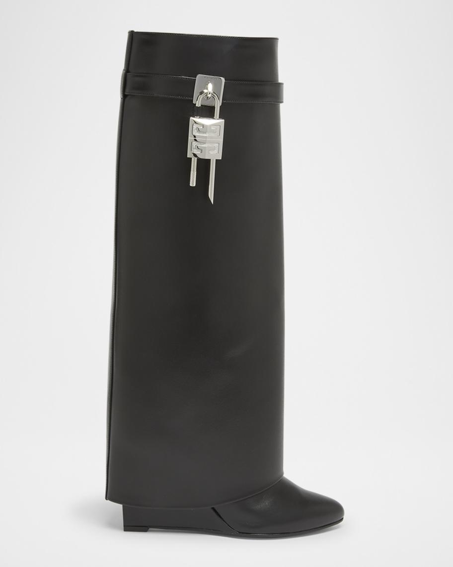 Givenchy Shark Lock ブラック ロングブーツ nm_4680699_100106_m