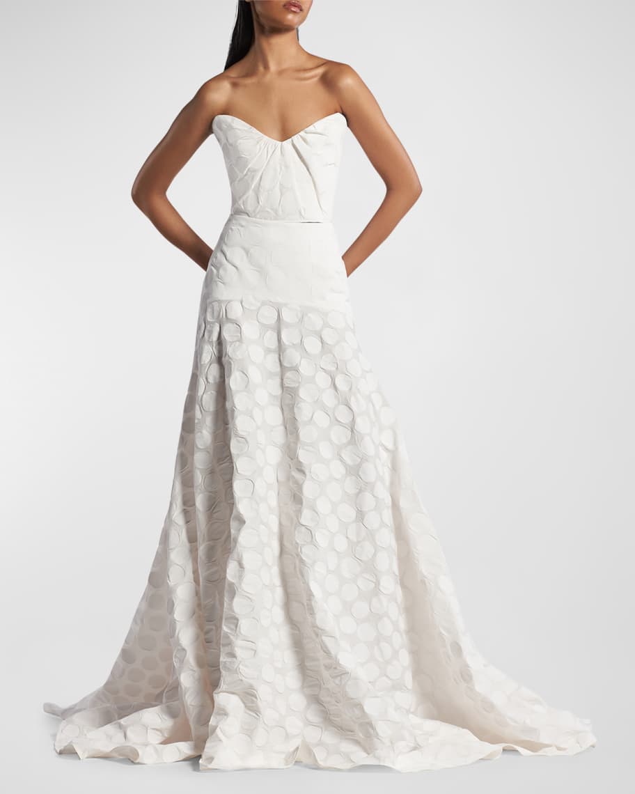 Image 1 of 5: Powdery Polka-Dot Ball Skirt