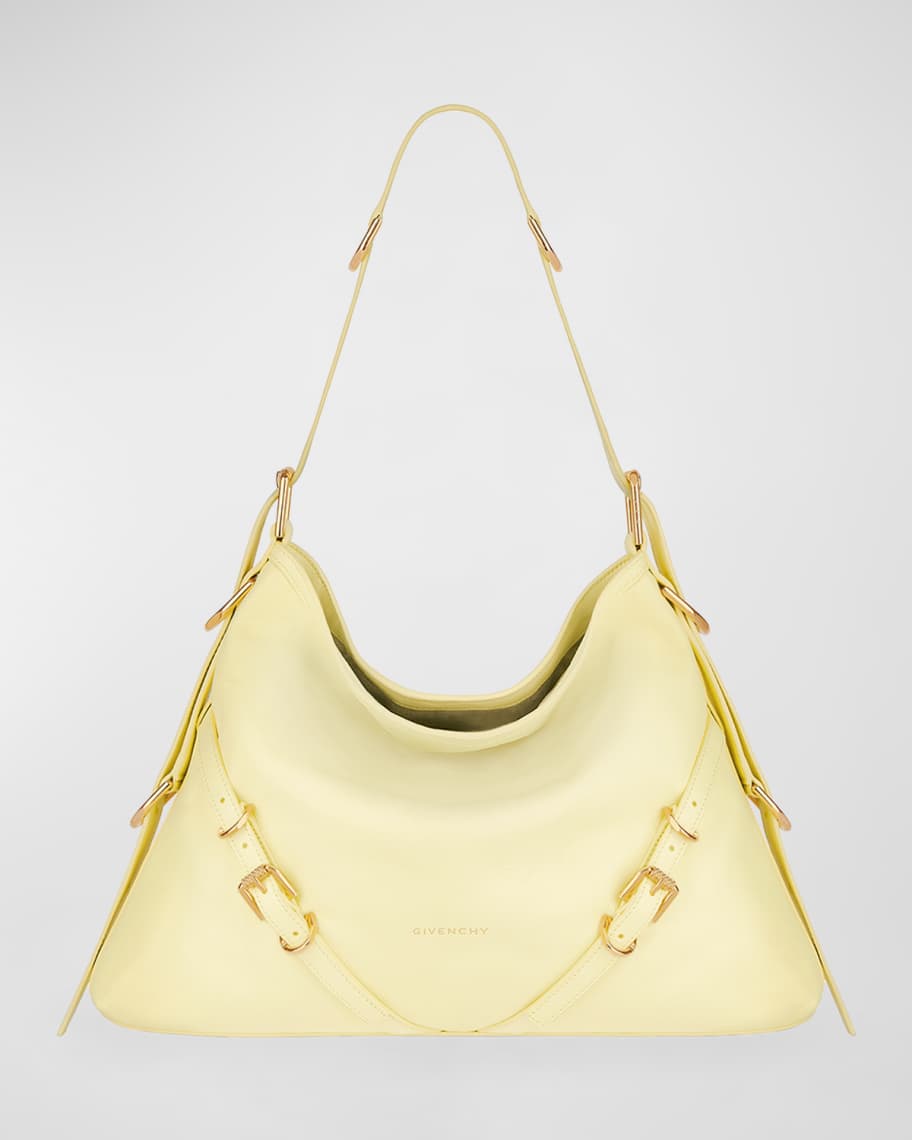 Givenchy Voyou Medium Shoulder Bag in Tumbled Leather