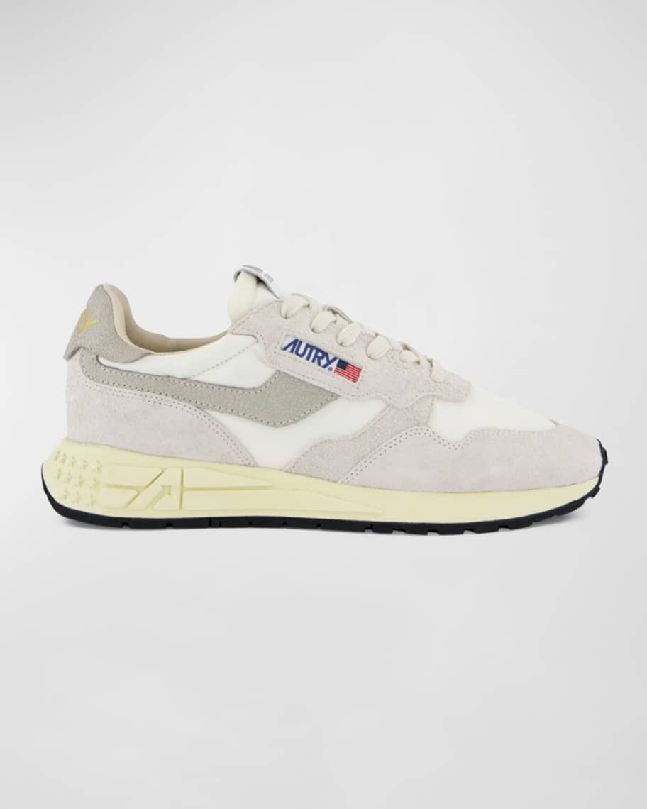 AUTRY Reelwind Low-Top Leather Trainer Sneakers | Neiman Marcus