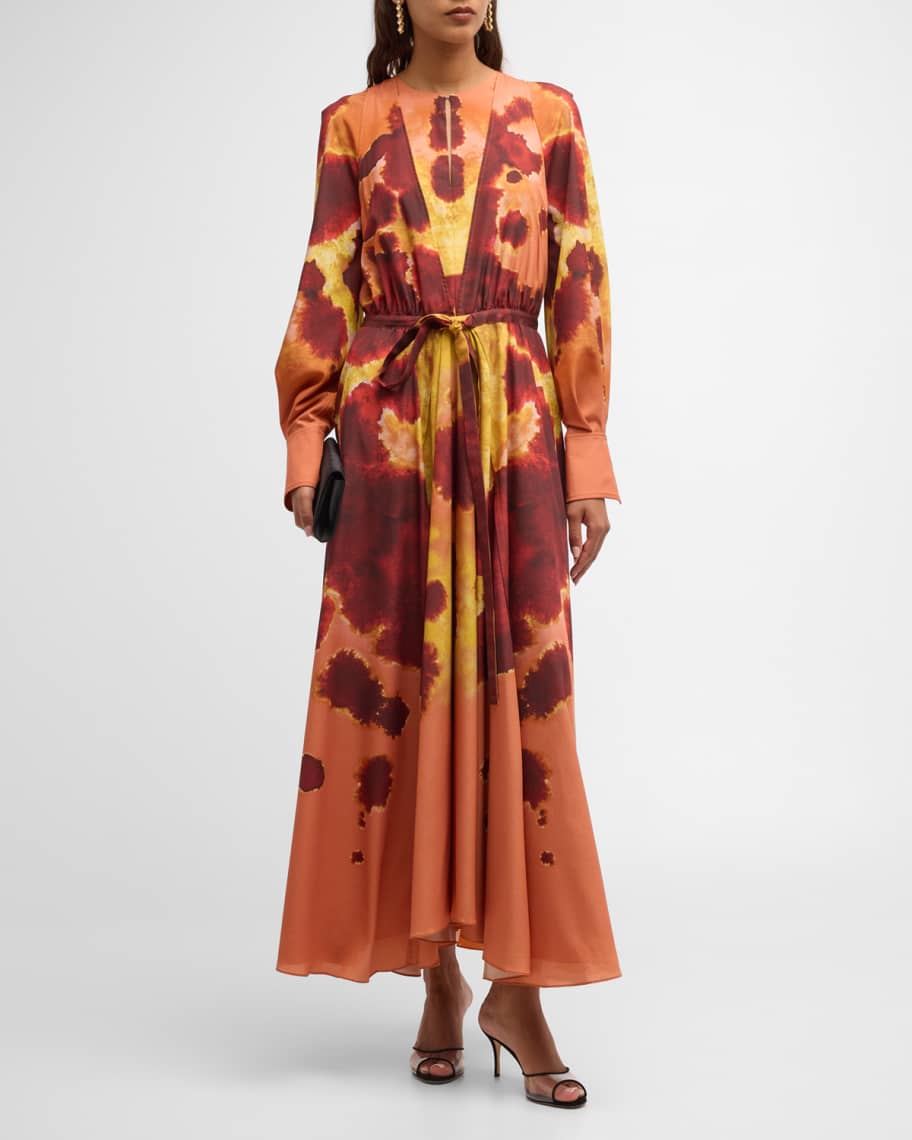 Altuzarra Peirene Dyed Maxi Dress | Neiman Marcus