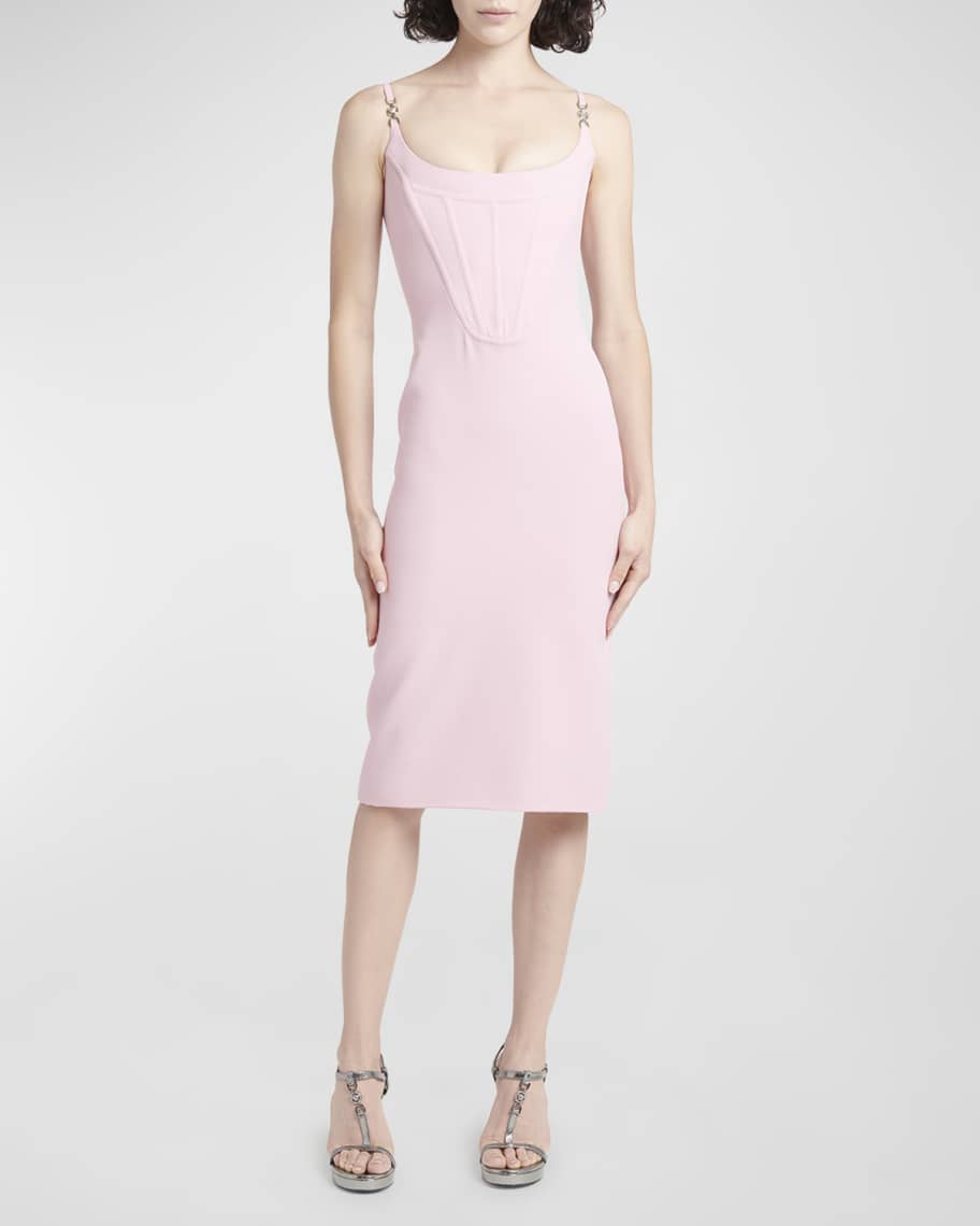 Silo Midi Dress in Pink - Midi Dresses