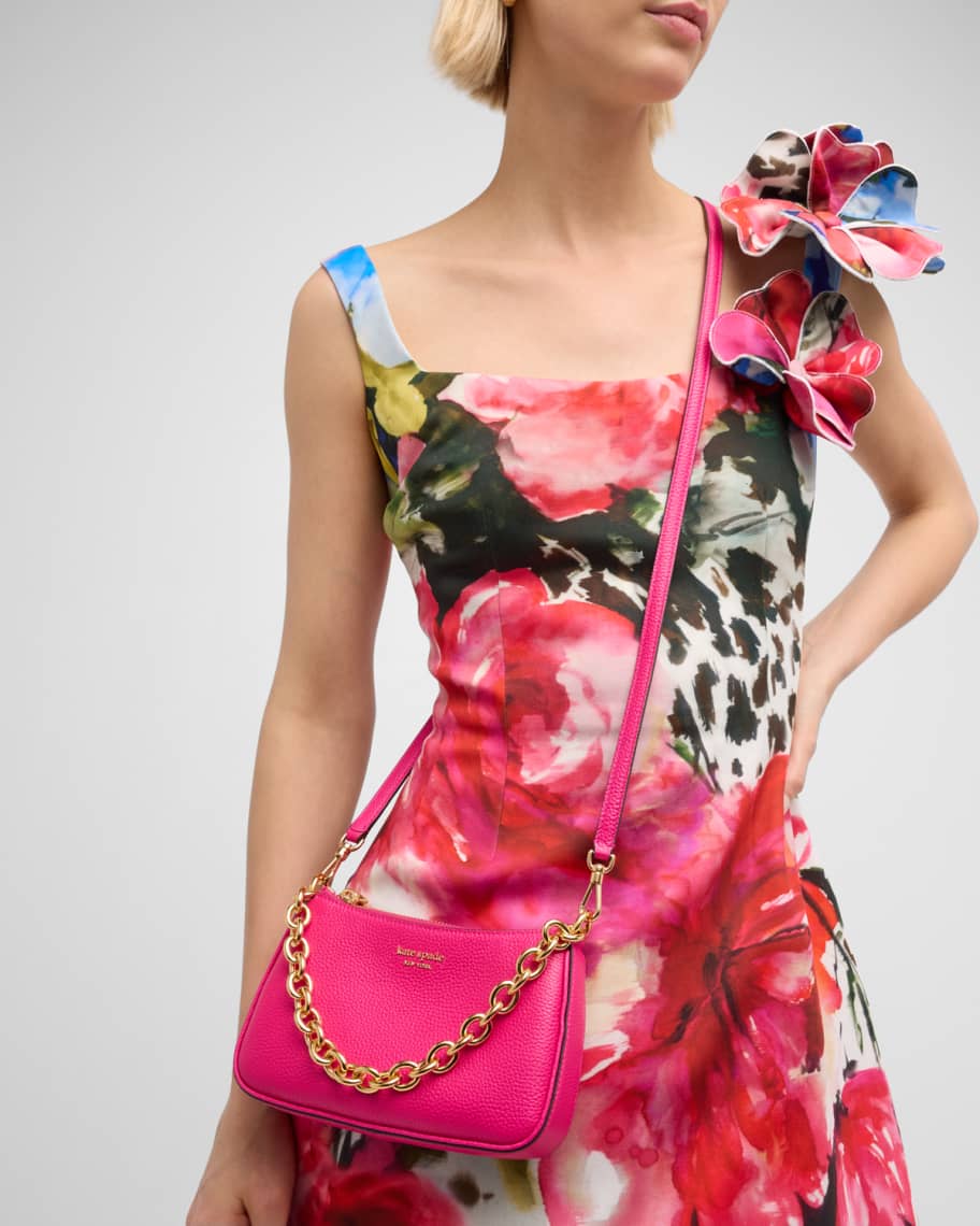 Image 2 of 6: jolie small leather convertible crossbody bag