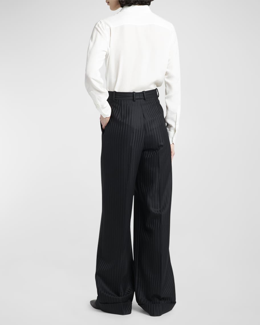 Image 3 of 6: Pant Bibal Regimental Stripe Wool