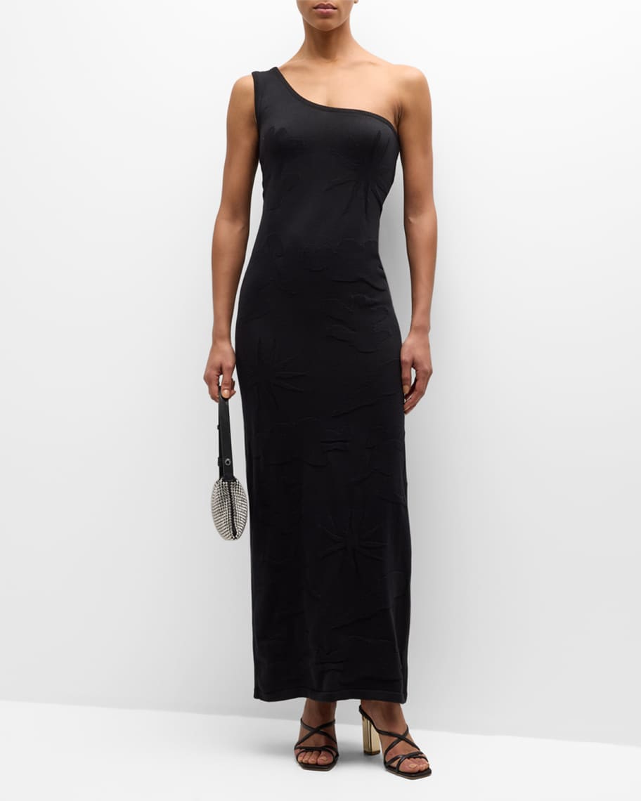 Albus Lumen One-Shoulder Knit Maxi Dress | Neiman Marcus