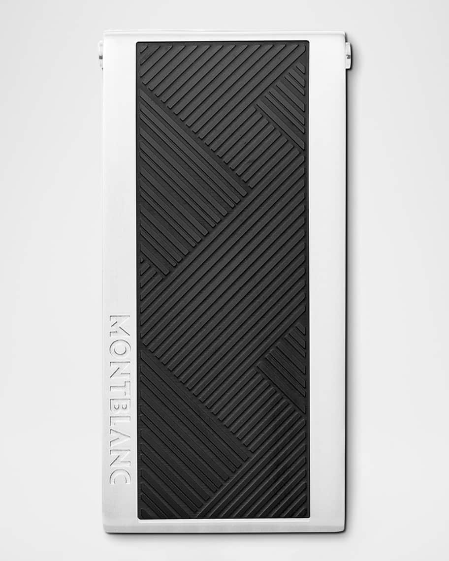 新品✨モンブラン マネークリップ ホワイトスター ブラック レザー Montblanc Men's Extreme 3.0 Stainless Steel Money Clip | Neiman Marcus