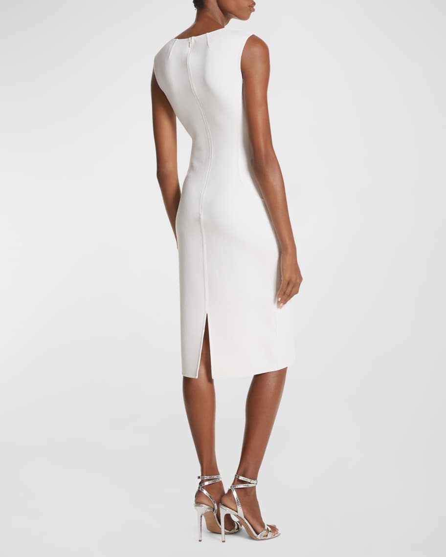 Image 2 of 2: Boucle Sheath Dress