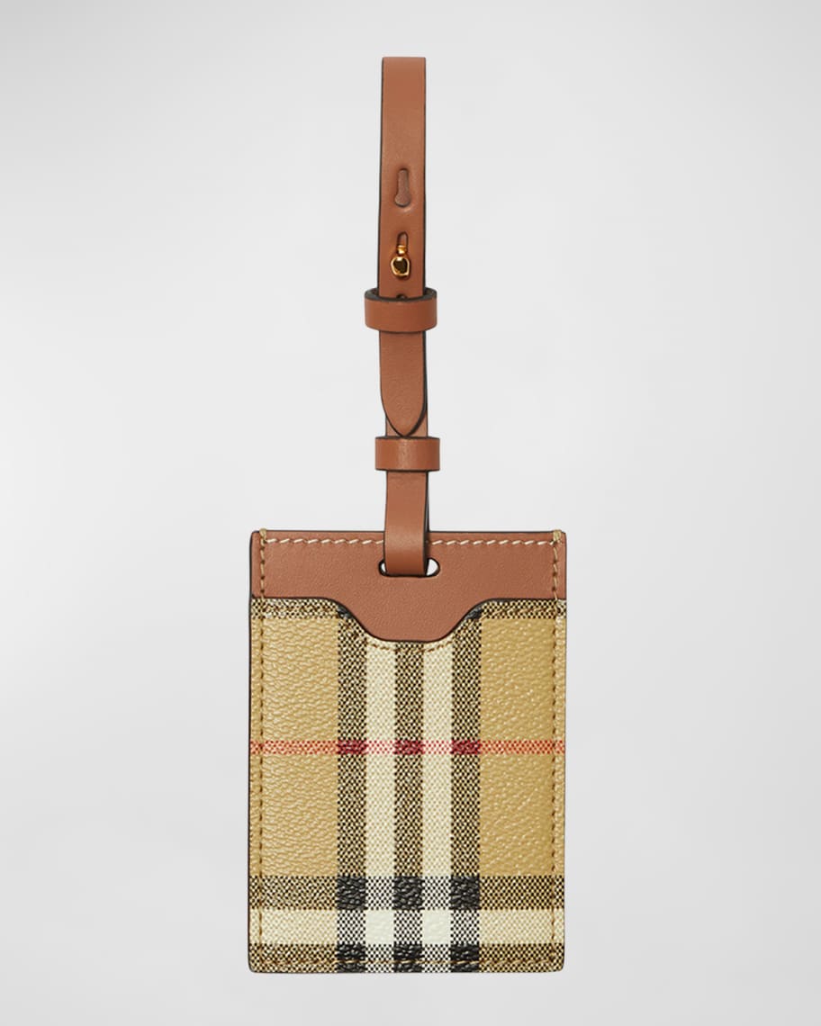 Burberry Check Luggage Tag | Neiman Marcus