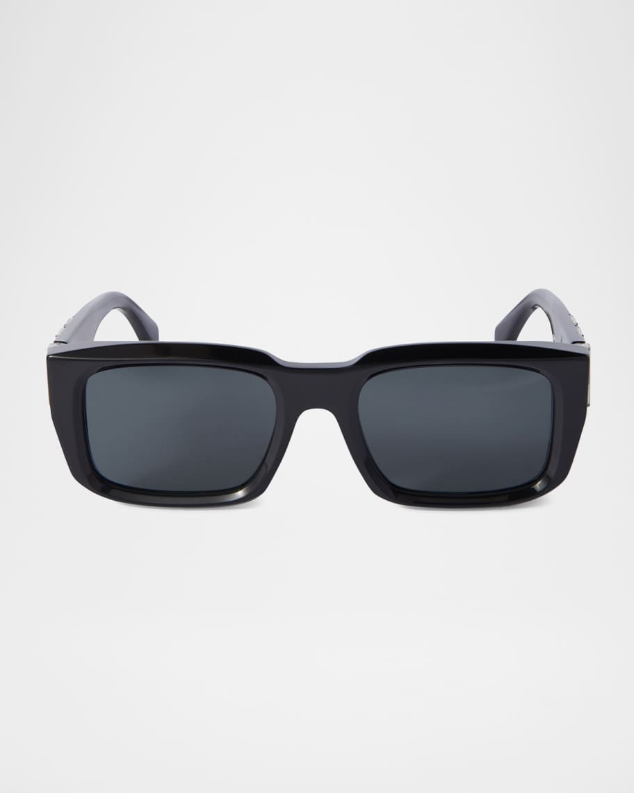 Off-White Men's Hays Acetate Rectangle Sunglasses | Neiman Marcus