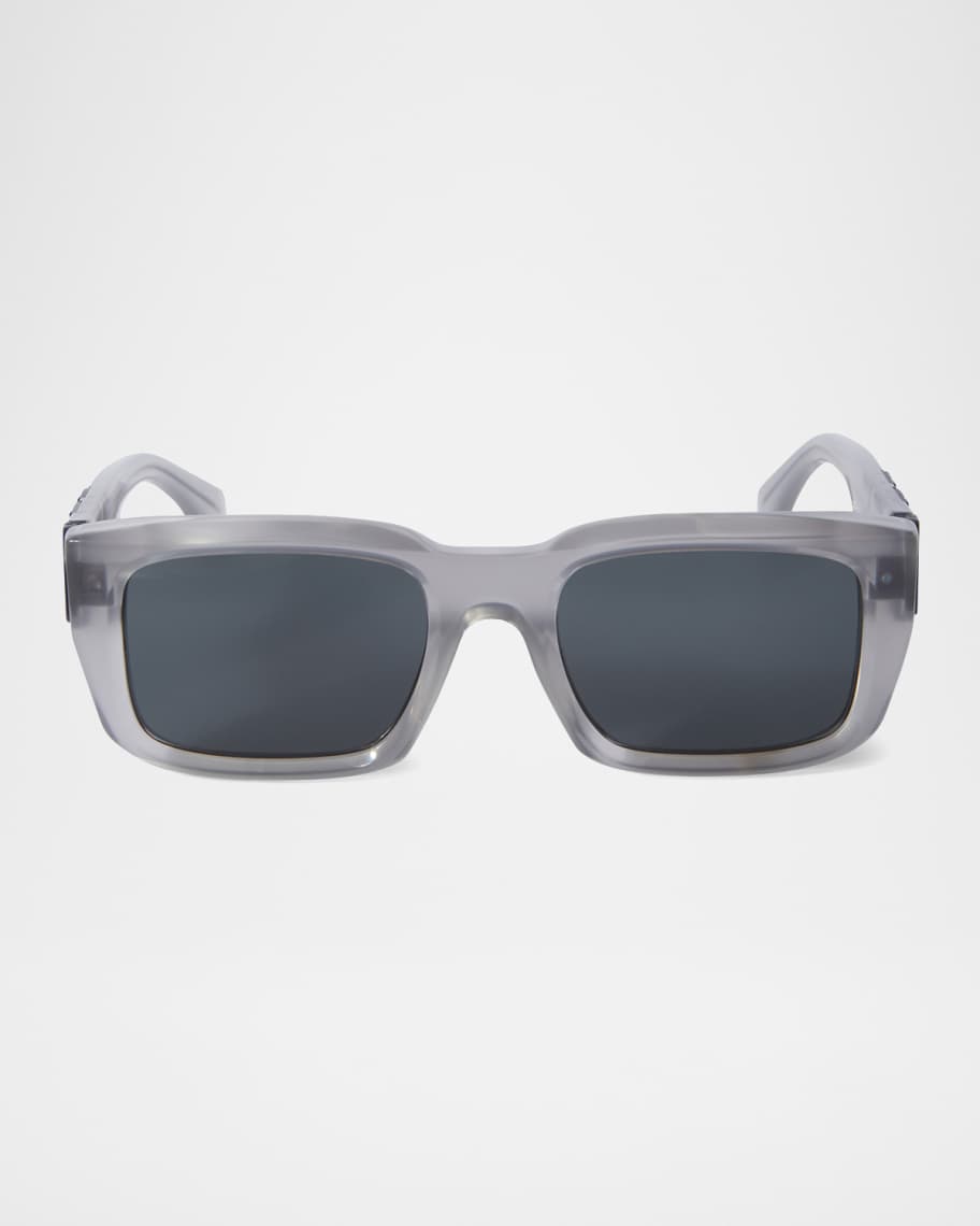 Off-White Men's Hays Acetate Rectangle Sunglasses | Neiman Marcus