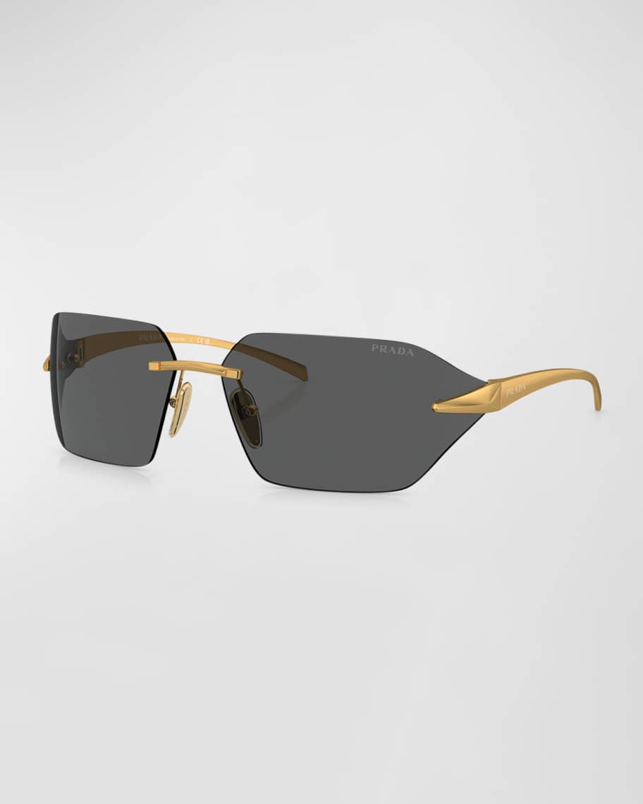 【竜頭蛇尾】PRADA Limless Sunglasses nm_4690240_100602_m