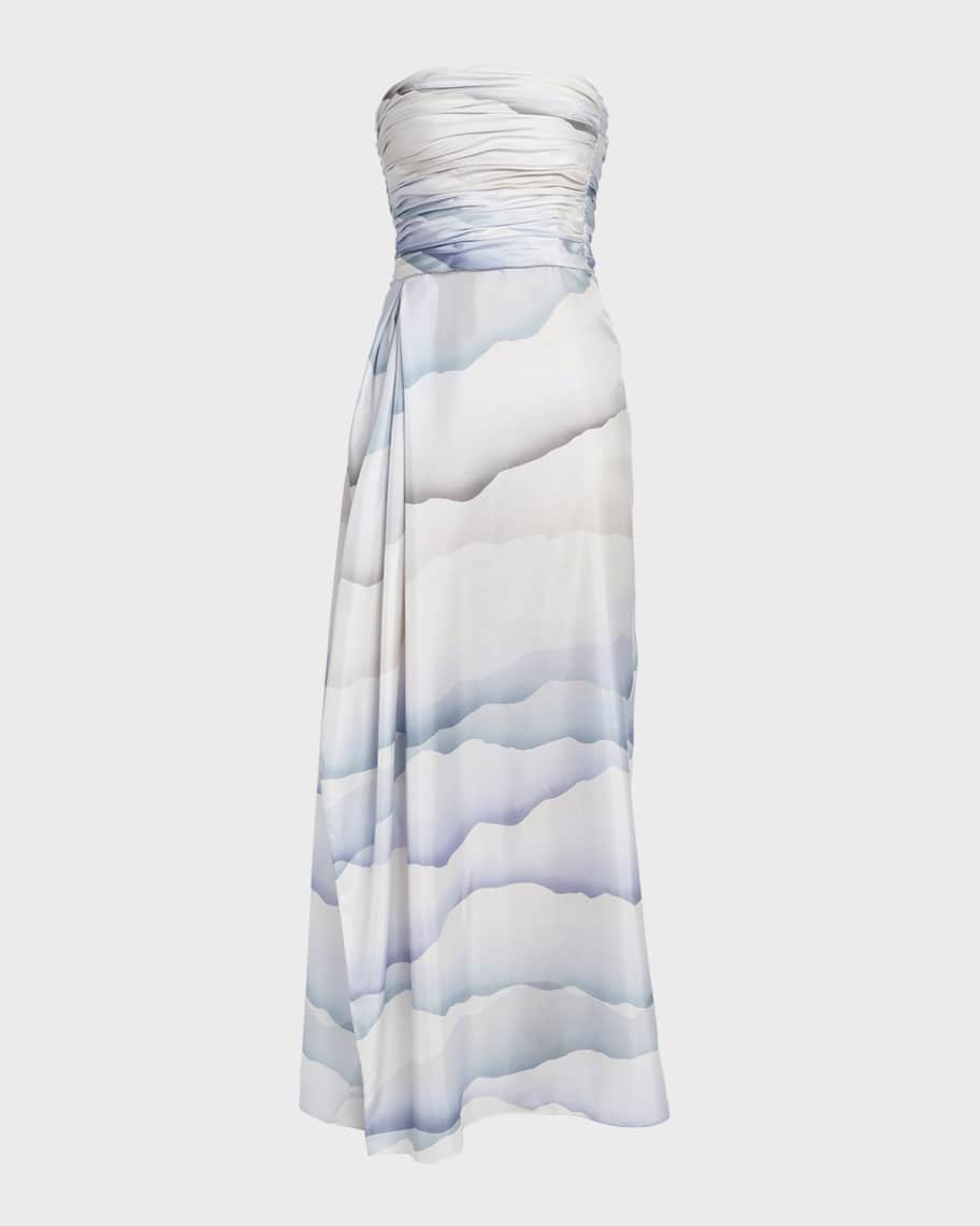 ワンピース GIORGIO ARMANI MAROCAIN GLITTERY SILK LONGUETTE DRESS Giorgio Armani Marocain Glittery Silk Midi Dress — UFO No More