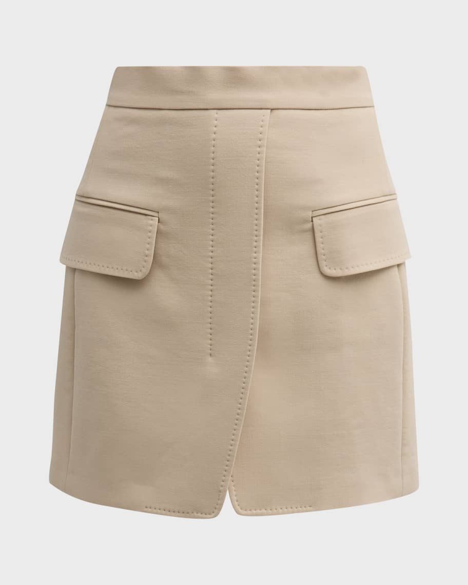 Max Mara Nuoro Tailored Mini Skirt Neiman Marcus