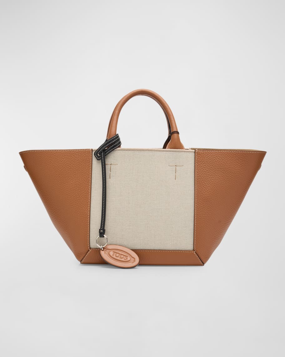 トートバッグ TOD'S Tod`s Ebr Double Handles Little Bag Tod's Double handles small bag | The Fashion Square