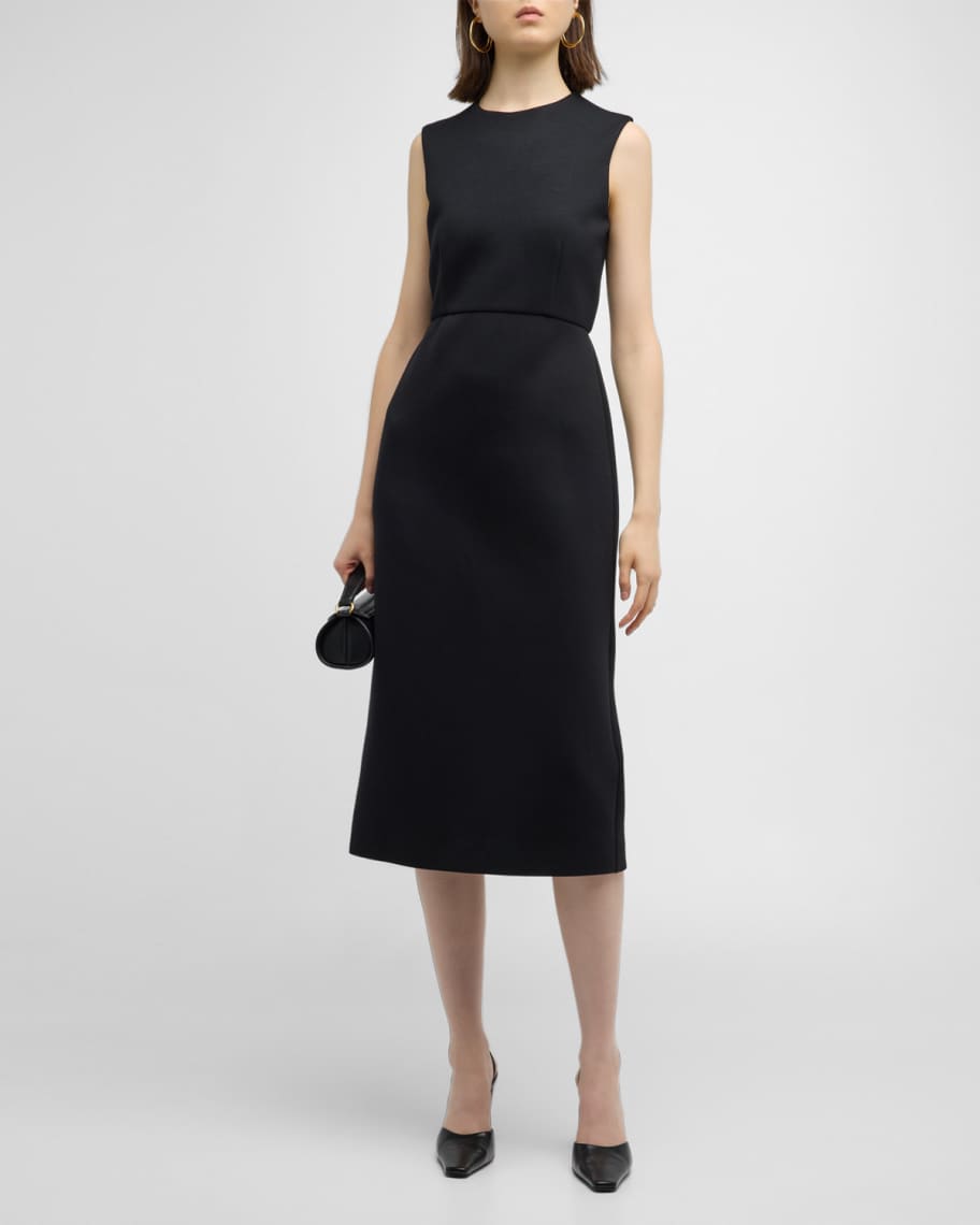 Max Mara Maremar Sleeveless Midi Dress | Neiman Marcus