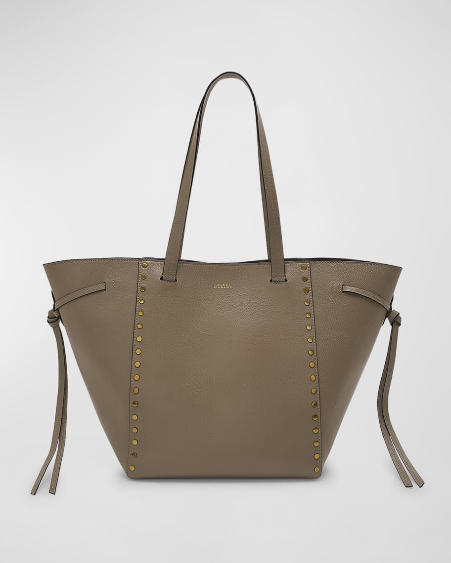 Isabel Marant Oskan Tote Grainy Leather Bag | Neiman Marcus
