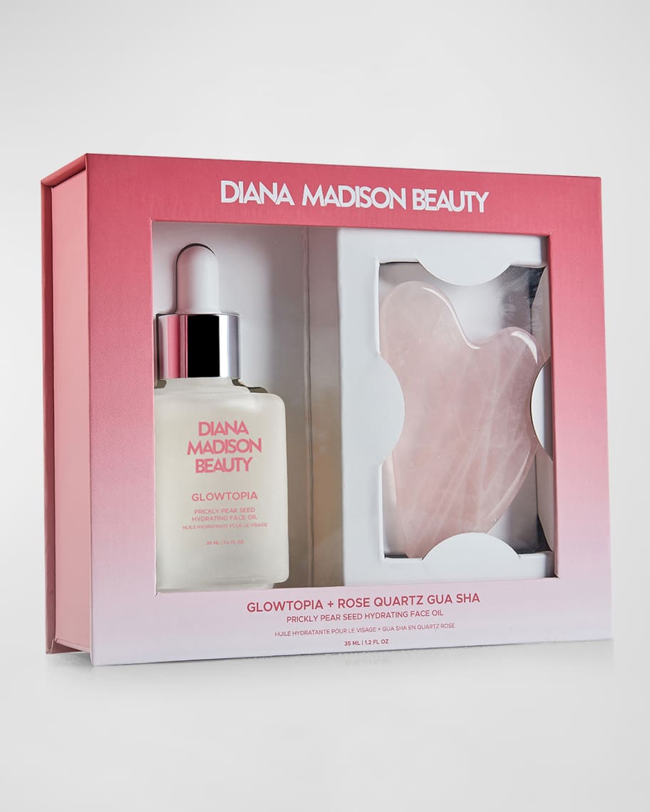 Diana Madison Beauty Glowtopia and Gua Sha Gift Set Neiman Marcus