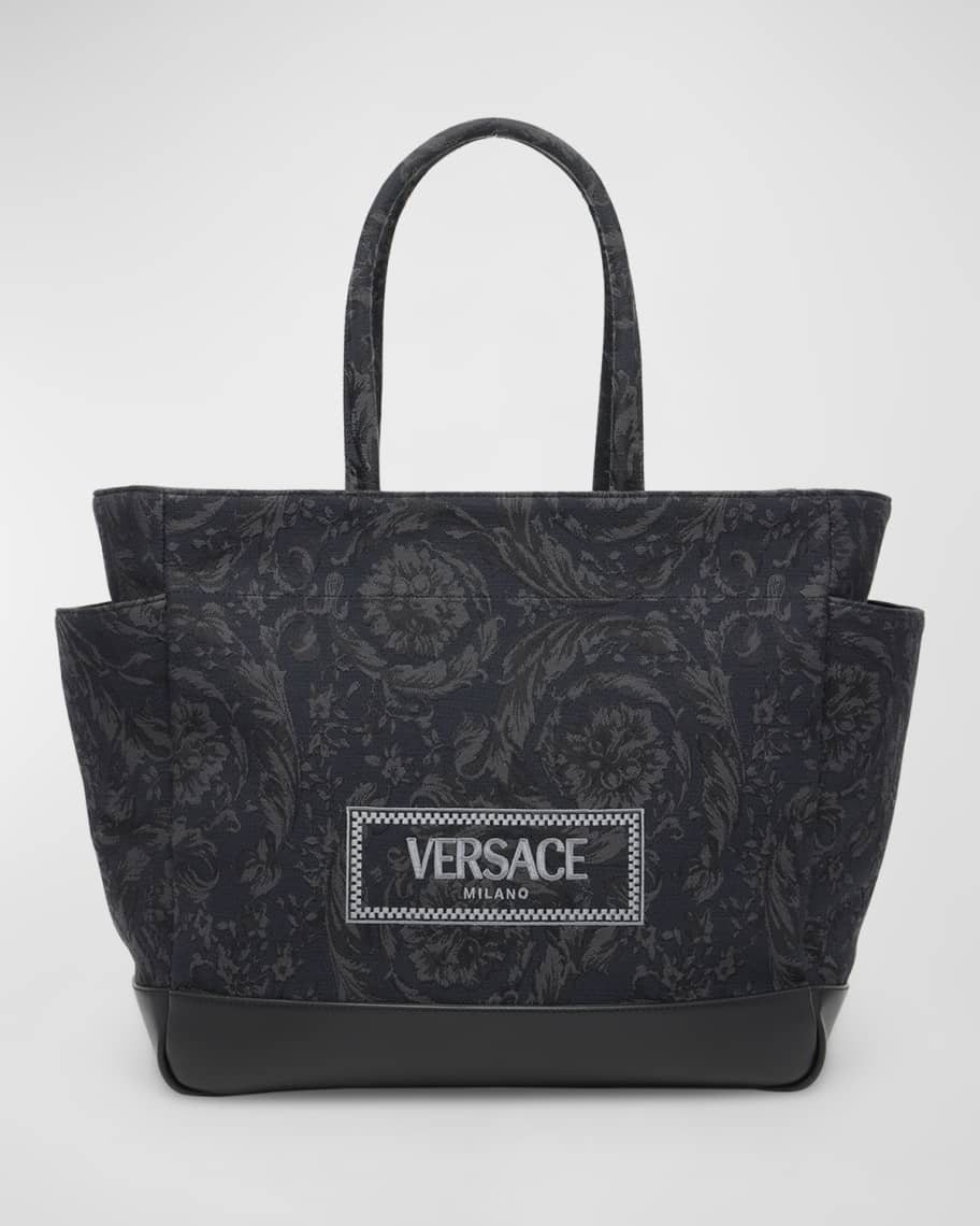 Versace Barocco Jacquard Diaper Tote Bag Neiman Marcus