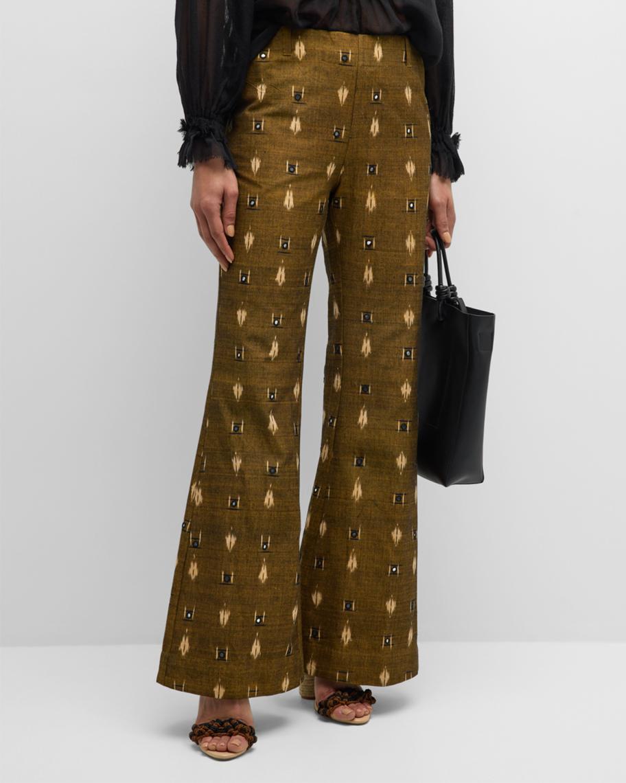 Pantalon Large Velours Prune Alix Of Bohemia Charlie - Taille XS - Neuf Avec étiquette
