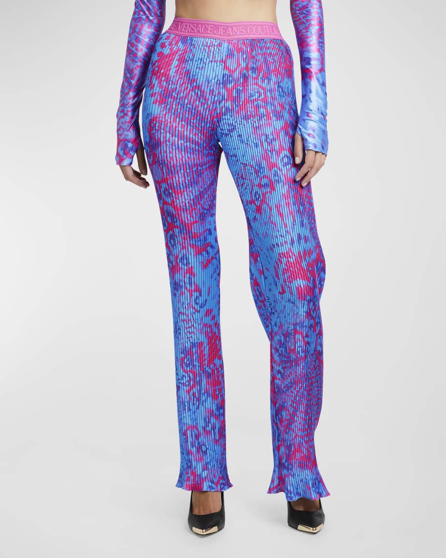 Versace Jeans Couture Pink Tie-Dye Lounge Pants Versace