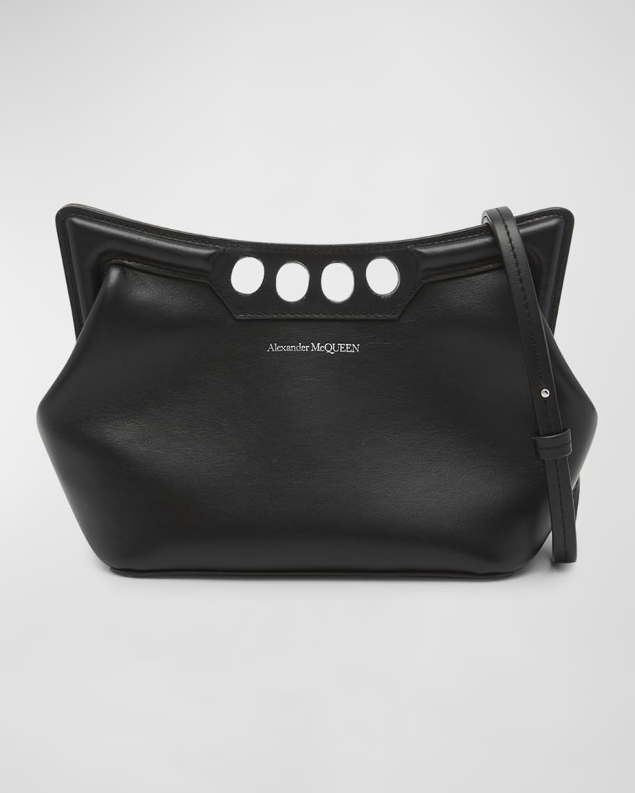 Alexander McQueen ◆ The Peak Mini Shoulder Bag McQueen The Peak Mini Leather Shoulder Bag | Neiman Marcus
