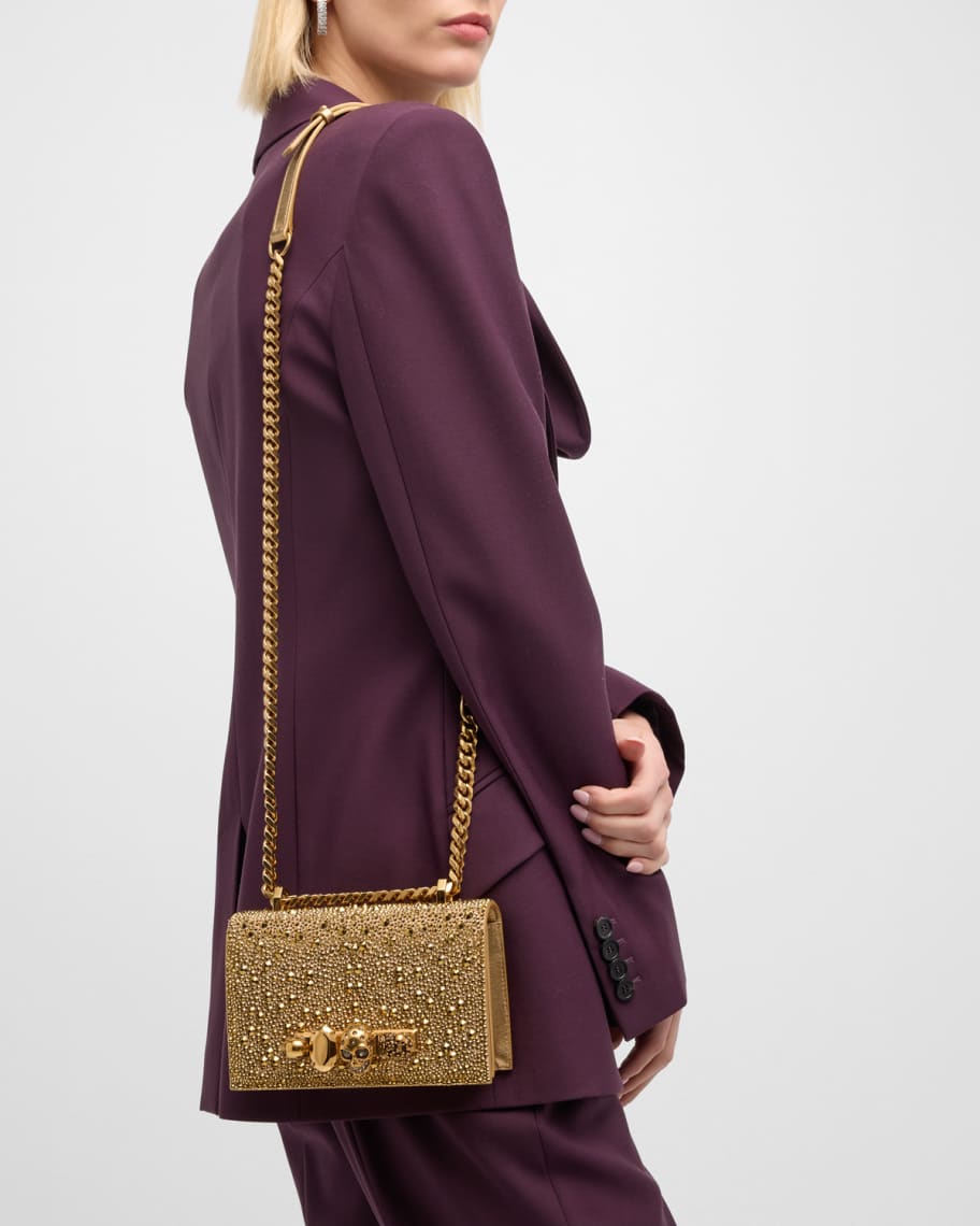 Image 3 of 6: Mini Jewel Crystal Shoulder Bag