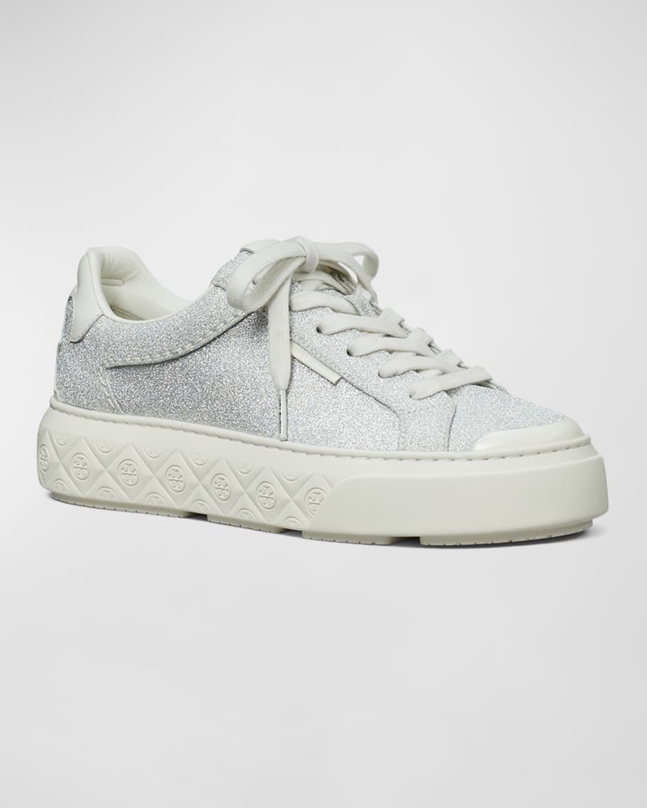 Image 3 of 4: Ladybug Glitter Low-Top Sneakers