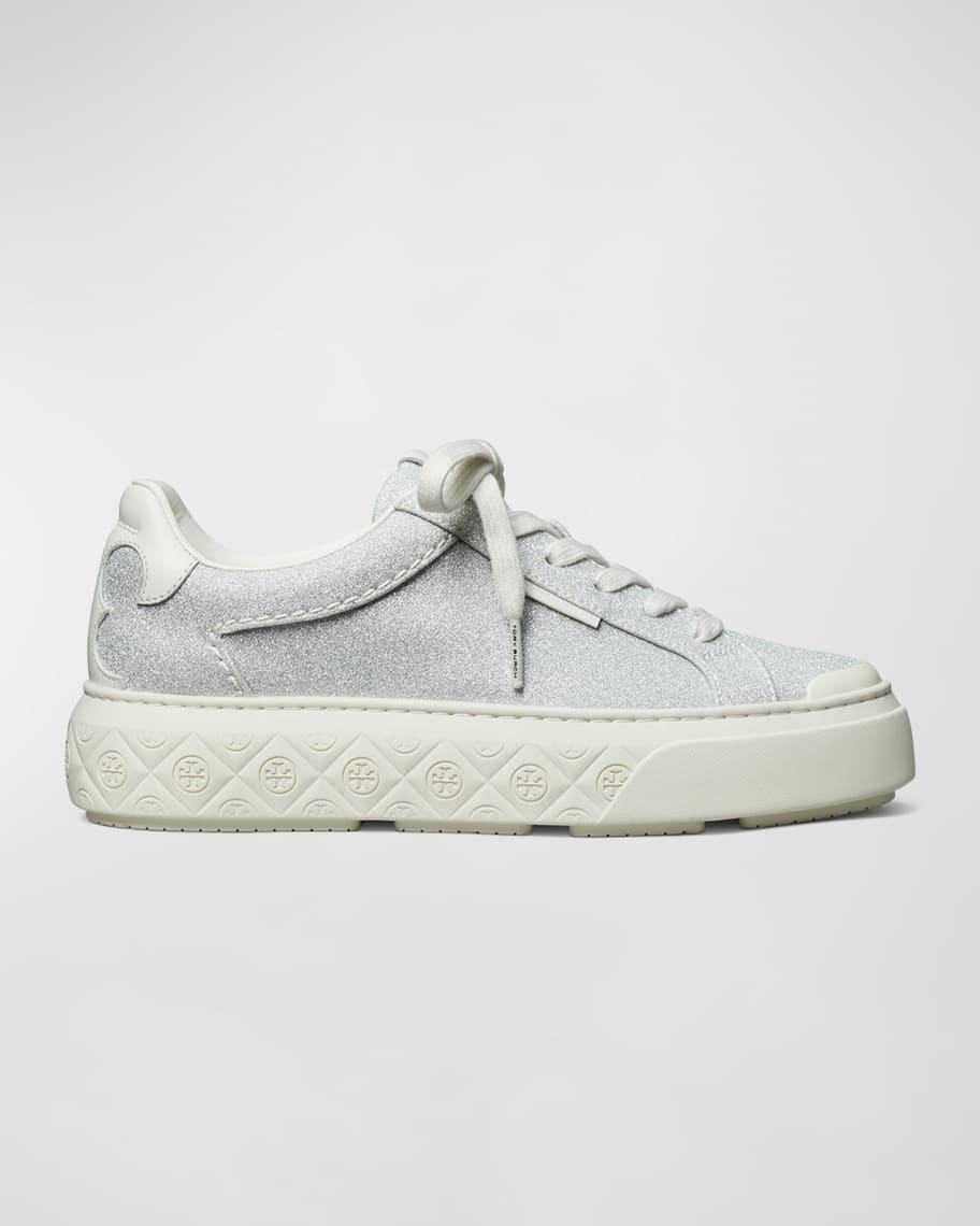 Image 1 of 4: Ladybug Glitter Low-Top Sneakers