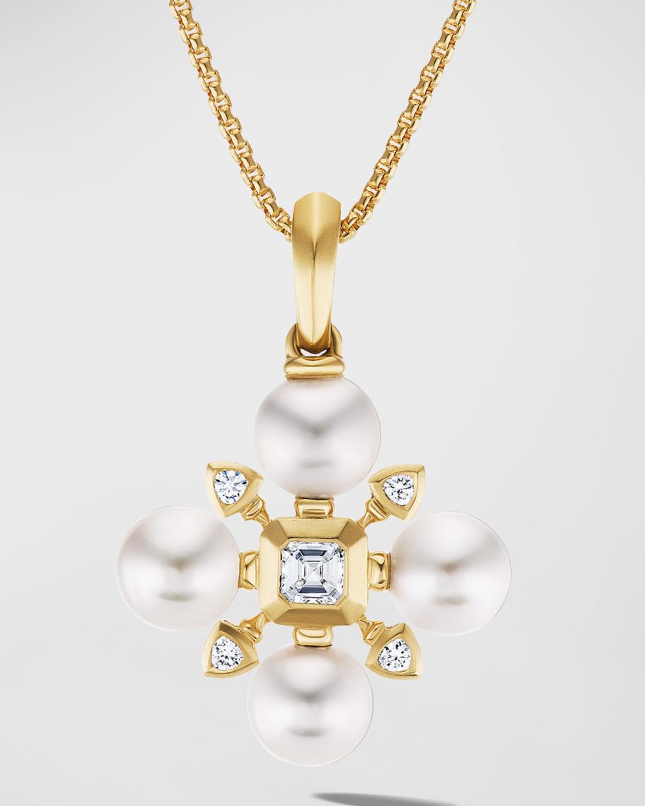 David Yurman Renaissance Pendant Necklace with Pearls and Diamonds in ...