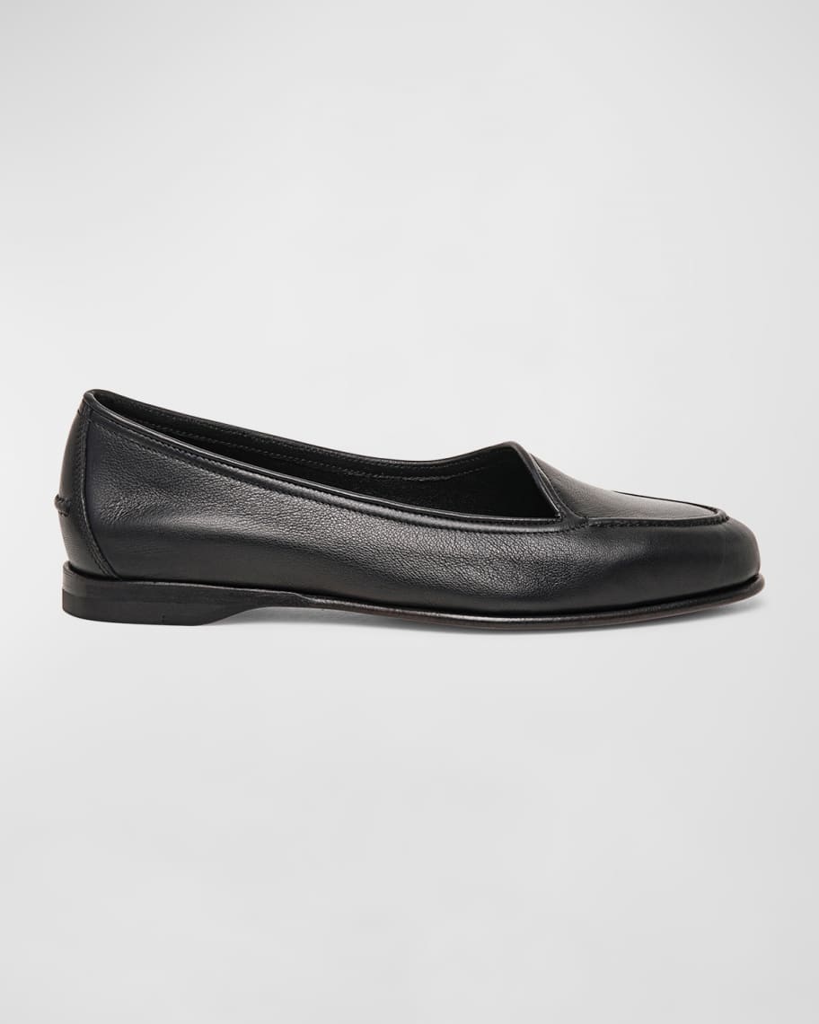 Image 1 of 4: Calfskin Slip-On Loafers