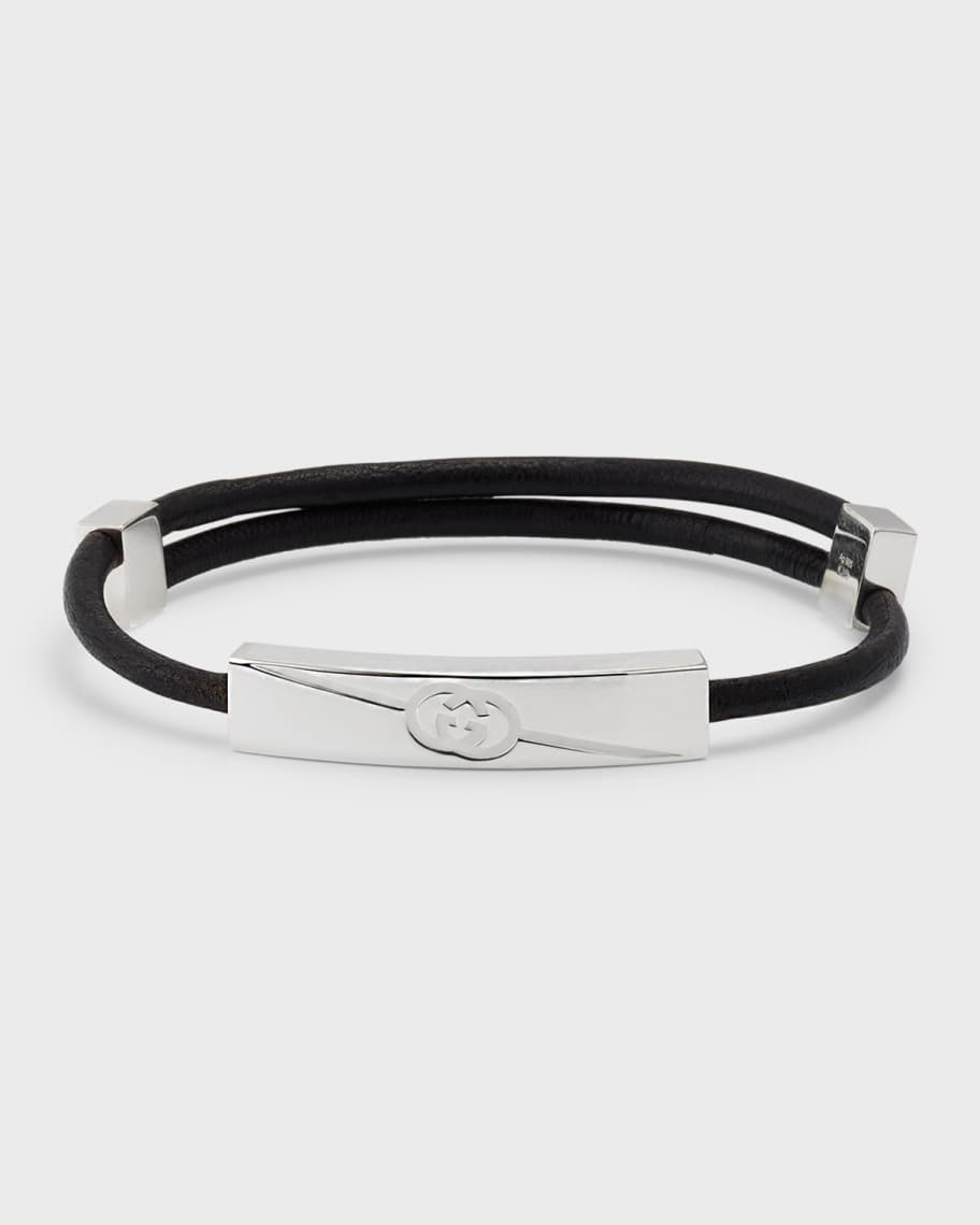 Louis Vuitton Monogram Tied Up Bracelet Silver Metal. Size M