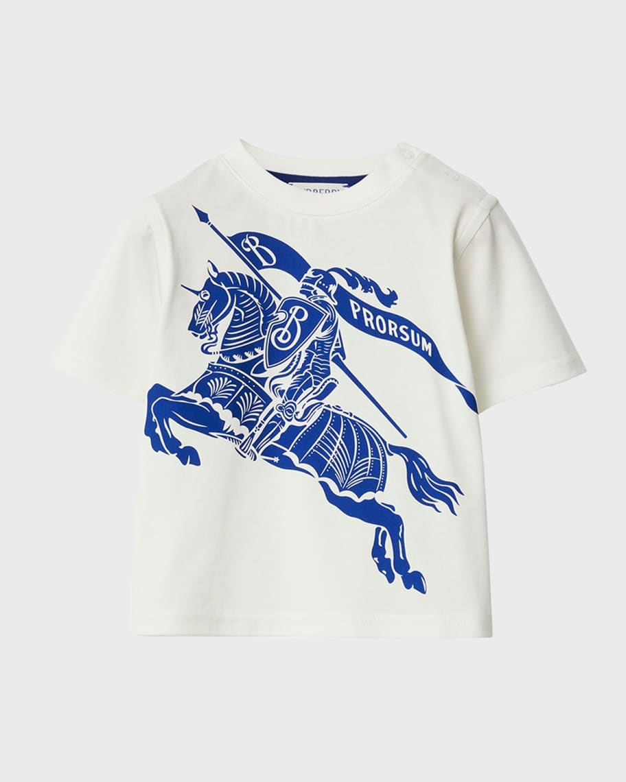 Burberry Boy's EKD Print Short-Sleeve Cotton Jersey T-Shirt